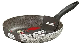 Padella antiaderente maneggevole alluminio PFOA free antigraffio pratica cottura veloce made in italy 34 cm