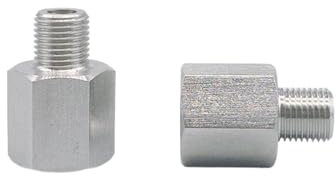 M10 M14 M16 M20 1/8 1/4 3/8 1/2 BSP Stecker auf Innengewinde 304 Edelstahl Buchse Hochdruckbeständige Rohrverschraubung (Color : NO3)