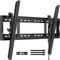 HOME VISION Tilt TV Wall Bracket for Most 48-120 inch Flat Curved TVs, Heavy Duty TV Mount up to 200Lbs/91Kg, Wall Mount Fits 16/18/24 Studs Max VESA 800x600mm Space Saving LED OLED LCD