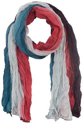 fashionchimp Damenschal mit modischen Farbmuster-Design in Crash-Optik, Multi-Color, feine Stoffqualität, Allseason Schal