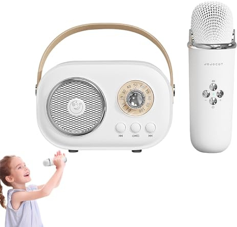 Karaoke portatile, piccola macchina per karaoke wireless | piccola macchina per karaoke con effetti di cambio vocale, macchina per karaoke per bambini e adulti