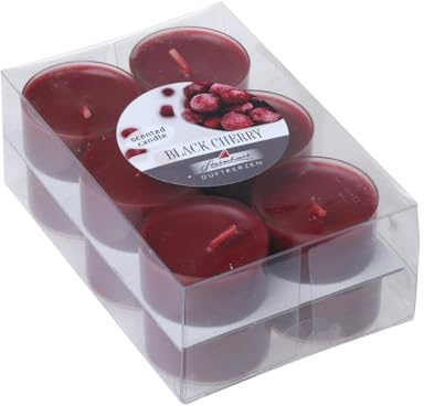 Wiedemann Duftteelichter im 12er Pack Black Cherry 18/38 mm ca. 4 h