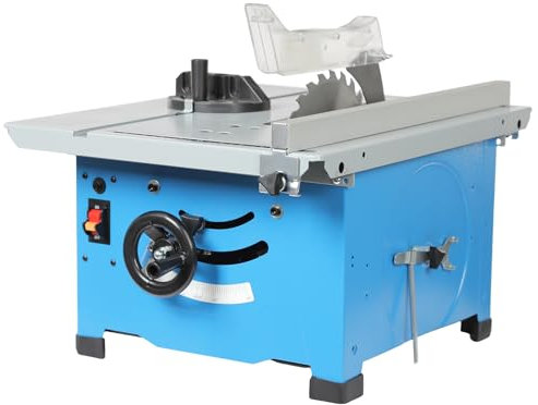 Scie circulaire de table - Hauteur de coupe : 54 mm (angle de 90°) - 45 mm (angle de 45°) - Lame de scie Ø 210 mm - Scie de table 1400 W - Pour couper du bois, des meubles, des rainures de bois - 53 x