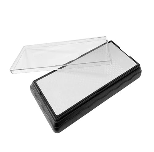 Double Sided Diamond Sharpening Stone 600/1200 Grit Professional Kitchen Knife Sharpening Tool with NonSlip Base Outdoor Sharpening Stone for Knives and Tools 400/1000 Grit Combination
