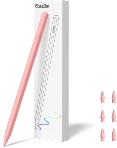 Matita di seconda generazione per iPad 2018-2024, modello rilasciato 8 minuti, ricarica rapida, penna stilo compatibile con iPad Pro 11/12,9/M4, iPad Air 3/4/5/M2, iPad Mini 7(A17 Pro/6/5 Gen, iPad