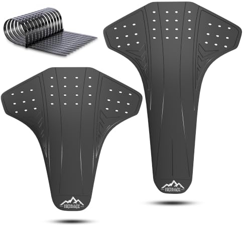 NICEDACK Fahrrad Schutzblech, MTB Schutzblech VerläNgerung, Schutzbleche Mountainbike, Mudguard Rennrad Hinten, Fahrrad Spritzschutz Vorne, KotflüGel Fahrrad,Mud Guard MTB