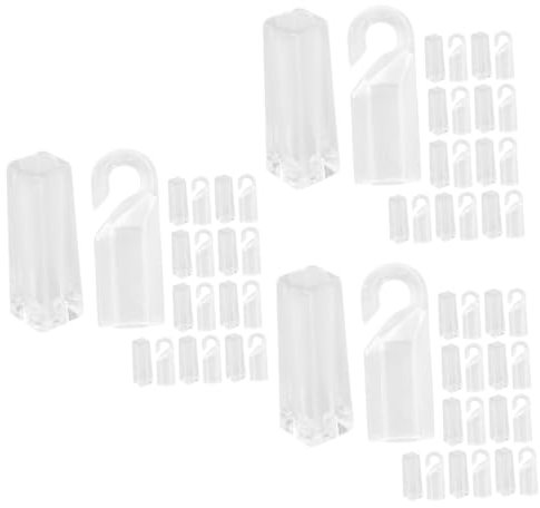 Veemoon 60stücke Teiliges Blinds Stick Ersatzteile Mit Haken Und Griff Universelle Zubehörteile Für Vertikale Jalousien Einfache Installation Funktional Und Stilvoll