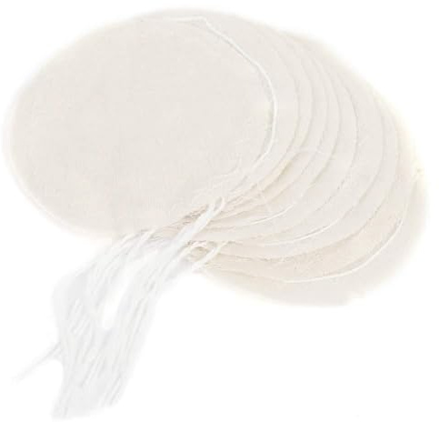 Filtro de reemplazo de tela sifón de café 10pcs, filtro de café filtro de franela reutilizable tela redonda para cocina de la oficina en casa