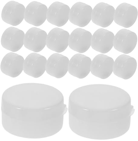 Beaupretty 20 Weiße Rasselkugeln aus Kunststoff für Babyspielzeug und Stofftierrasseln Sicherer Rassel Einsatz der Sensorischen Entwicklung im Heimspiel