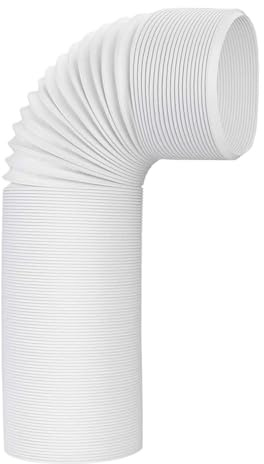 Tuyau Climatiseur Mobile, Tuyau d'Échappement de Climatiseur, Gaine d'évacuation d'air en PVC flexible, Rallonge Conduit Gaine Évacuation Clim pour Climatisation, Déshumidificateur, Sèche Linge