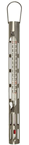 Matfer Bourgeat Candy Thermometer w/Stainless Steel Protector, Mercury-Free