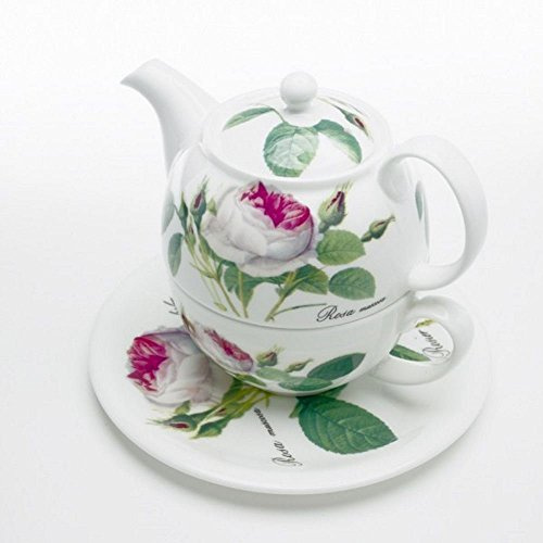 Tea for One 3teilig Redoute Rose Roy Kirkham