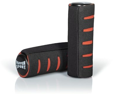 PAFFEN SPORT «Fit» Fausthanteln Set – schwarz/weiß/rot, Paar je 1 kg