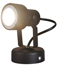 KING SHA LED Spotlight Uplighting Accent Lamp with Dimmer and Timer, 5W (50W Halogen Light Equiv.) MR16 GU10 Bulb Warm White CRI90, Plug in Can uplight Indoor,Office Booth Lighting