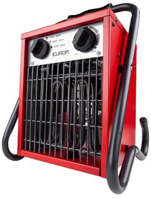 Eurom Industrial ek 3201 Chauffage d'atelier 3000watt Rouge