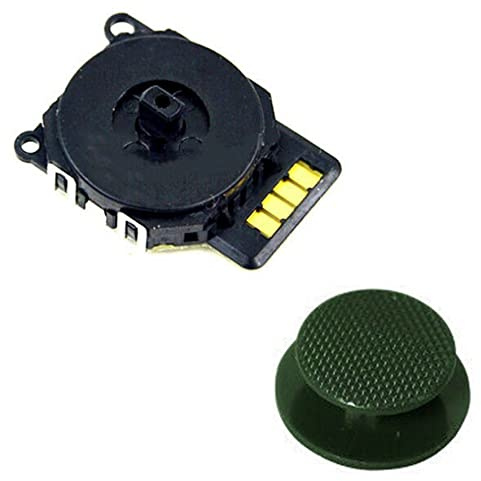 Genérico Joystick Analogico Compatible para Sony PSP 2000 Series (2001, 2002, 2003, 2004, 200X) Color Verde Militar