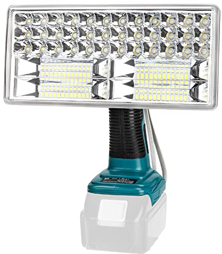 40W 4200lm LED-Lampe, kabellos, kompatibel mit Makita 18V LXT Akku, 18V Arbeitsleuchte für Camping, Autoreparatur, Not- und Baustellenbeleuchtung