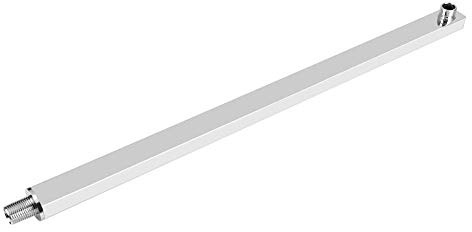 Rfeeuubft Braccio doccia quadrato 40 cm, braccio di prolunga, braccio da parete per , soffione doccia a , soffione doccia a , braccio cromato