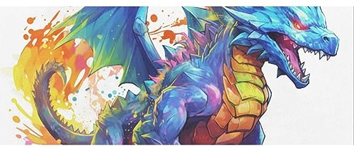 DNOVING Geschenkpapier zum Geburtstag von Drachen, 147,3 x 58,4 cm, Geschenkpapier für Kindergeburtstage & Hochzeit, GWP-444093511, 2 Rollen