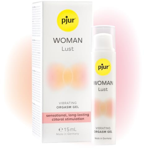 pjur WOMAN Lust (15ml) - Wasserbasiertes Orgasmusgel für Frauen - Prickelnde Klitoris Stimulation, stimulierend bis zu 15 Minuten