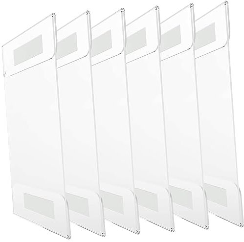 CAXUSD 6stücke Acryl Schildhalter Tisch Display Halter Speisekarten Stand Für Hochzeit Hotel Restaurant Bar