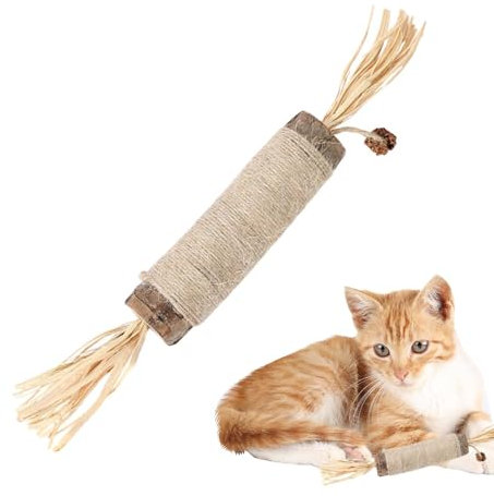 Silvervine Katzenspielzeug,Natürliches Katzenminze-Kätzchen-Beißspielzeug, King Size | Beruhigendes Katzen-Kauspielzeug, langlebiges Katzen-Beißspielzeug zum Schutz von Möbeln, zum Reinigen der Zähne