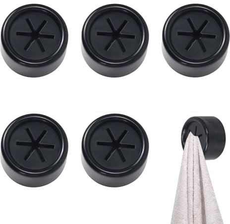 Bzzerumy 5 pezzi portasciugamani – accessori da campeggio senza foratura, gadget da campeggio, accessori da cucina, roulotte e accessori per camper, pratici gadget per casa e cucina