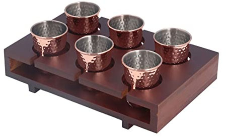 6pcs 100ml Copper Plated Moscow Mule Mug Stainless Steel Set for Home Party Office Gathering