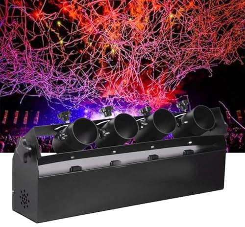 Lanzador de confeti inalámbrico, lanzador de confeti profesional, máquina de cañón de confeti eléctrico para eventos especiales, fiestas, clubes, bodas, conciertos