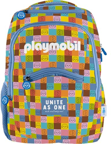 ‎DOHE, Zaino scolastico ergonomico Unisex Kids, Multicolore, Medium