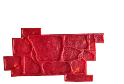 Moldes para Hormigon Impreso, Molde de Impresión de Cemento para Camino del Jardín, Sellos de Hormigón con Patrón de Piedra, Reutilizable, 73 x 40 CM