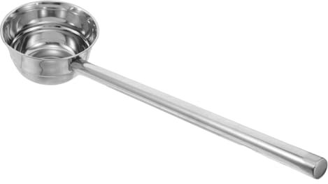 POPETPOP Cucharón De Cocina Grande De Acero Inoxidable Con Mango Resistente Al Desgaste Para Servir Sopa Agua y Salsa Cocina y Hogar