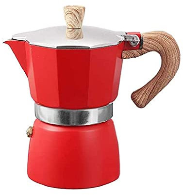 Caffettiera Mocha Latte, Moka Espresso, Tazza in Alluminio, Ottagonale, Macchina da Fornello
