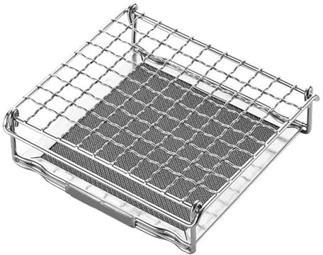 Barbecue pliable en acier inoxydable 304 for camping plein air, grille à pain grillé, cuisson uniforme, type carte, cuisinière gaz