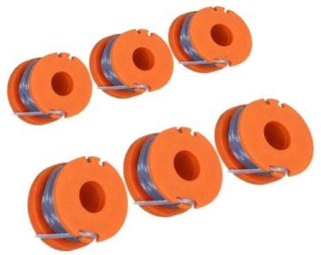 Replacement Trimmer Spool and Line for Argos for McGregor MCT1825 Grass Trimmer 3 Pack 6 Pack Autofeed Spools Brush Cutter Refills(6PCS)
