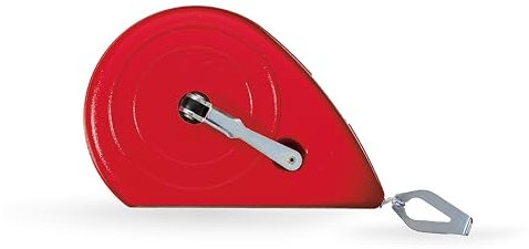 Schlagschnur-Rolle 30 Meter von Hultafors I Made in Frankreich I Langlebige Schlagschnur aus Baumwoll-Polyester Gemisch in Aluminiumgehäuse I Für 80g Schlagschnurpulver I Ideal für Draußen I 652153