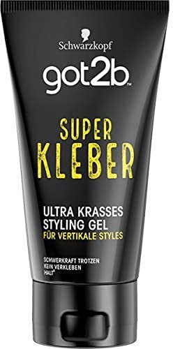 Schwarzkopf Got2b Superkleber Unzerstörbares Styling Gel, 150ml
