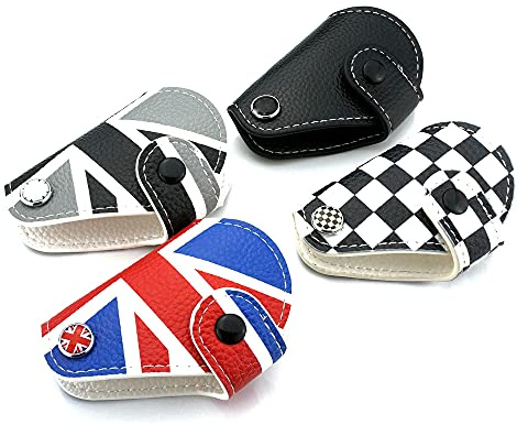 Heinmo For Cooper Clubman Countryman Union Jack For R55 R56 R57 R60 R61 Car PU Leather Key Protective Bag Case Cover Car Styling