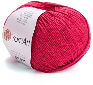 Yarnart, Jeans, Hilo de algodón para tejer amigurumi, Color 51
