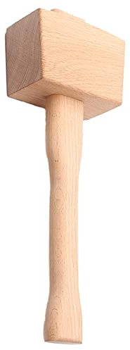 Wooden Mallet Carpenters Tool Wood Carving Mallet with Ergonomic Handle for Professional DIY Carpentry Making