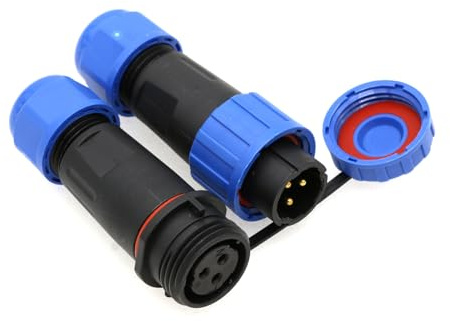 ZBLZGP TY16 Anschluss 3 Pin Stecker IP68 Outdoor 10A männlich weiblich Netzstecker kreisförmig wasserdicht Stecker kein Löten