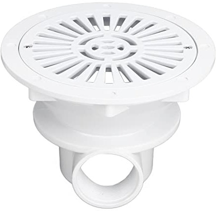 CDQL Pool-Boden-Hauptabfluss, Weißer Hauptabfluss-Wassereinlass, Bodenablauf für Unterirdischen Pool, Schwimmbad Im Boden-Hauptabfluss, G2-Innengewinde SP-2850C