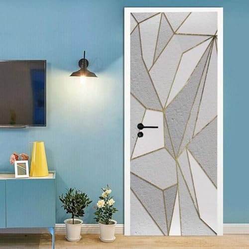 3D Türtapete Selbstklebend 90 X 200 Cm Diy Wandbild Pvc Wasserdicht Pvc Türtattoos Türposter Türaufkleber Fototapete Türfolie Für Tür,Wohnzimmer,Schlafzimmer,Küche Toilette -217884-81068