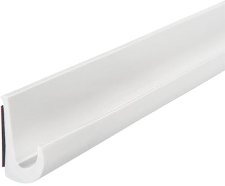 MCAOAL Deflector de agua de techo PVC canalón de lluvia fácil instalación rollo de guía de agua de lluvia en el techo de vehículos recreativos para autocaravanas