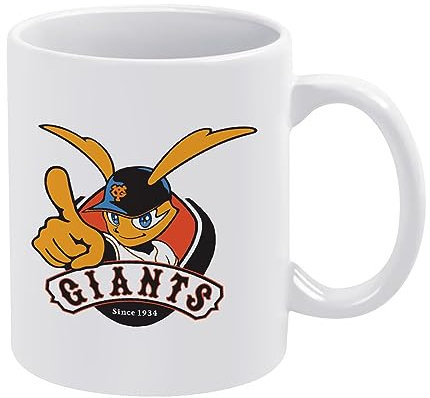 YINGD Tazza Yomiuri Giganti Tazza da caffè in ceramica Tazza da latte Colazione Tazze da tè Acqua Latte Birra Vetro da tavola Resistente al Calore Bere Diretto Ufficio Uso Domestico Presente 350ml