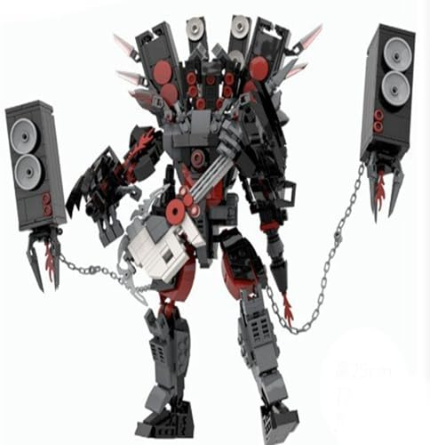 LCTM Bausteine Figure Toilet Titan Kameramann Sprecher Fernsehmann Skibidi Spielzeug Building Block Assembly Kinder Erwachsene Fans Großes Konstruktions Bausatz Klemmbausteine Geschenk Jungen D