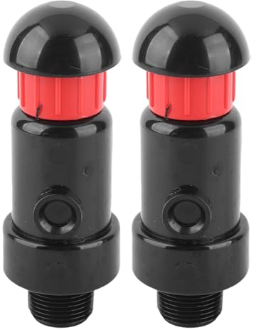 2PCS Vanne d'échappement d'irrigation Facile Utilisation Bonne vanne d'admission Automatique de scellement pour Les serres horticoles