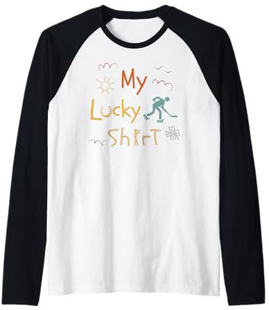 Hockey sur roulettes Vintage Roller-Hockey Inlinehockey Manche Raglan