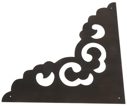 TOYANDONA Protections Angle Cuivre Décoratives Vintage pour Placards Protections Angle Plates pour Meubles Anciens Armoires Cuivre