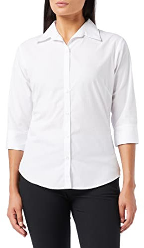 Premier Workwear 3/4 ärm, Vitt, 42 SE